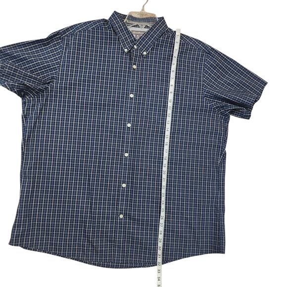 Eddie Bauer Lot of 2 Cotton Button-down Shirts, short sleeve sz XXL 2XL Men's - Picture 6 of 14